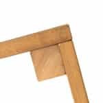 Solid Wood Platform Bed Frame with Slat Support - Queen Size - Natural Finish - Image 8