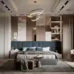 Leather Upholstered Adjustable Bed with Big Headboard - Customizable Luxury White/Cream/Grey - Image 2