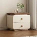 Minimalist Dual-Drawer Wooden Side Cabinet – Compact Contemporary Storage Unit for Modern Interiors - Image 2