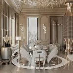 Extendable Solid Wood Dining Table Set for 8 – Modern Rectangle Design - Image 4