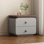 Minimalist Dual-Drawer Wooden Side Cabinet – Compact Contemporary Storage Unit for Modern Interiors - Image 5