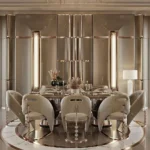 Extendable Solid Wood Dining Table Set for 8 – Modern Rectangle Design - Image 2