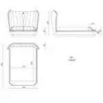 Solid Wood Contemporary Bed with Genuine Leather Upholstery - Customizable Luxury Design - Image 5