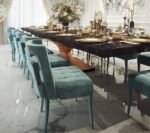 12-Seater Modern Luxury Solid Wood Dining Table – Rectangular Heavy-Duty Design - Image 2