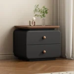 Minimalist Dual-Drawer Wooden Side Cabinet – Compact Contemporary Storage Unit for Modern Interiors - Image 6