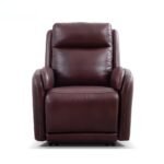 Luxury Leather Recliner Chair with Adjustable Features - Modern Chesterfield Style - Image 2