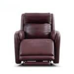 Luxury Leather Recliner Chair with Adjustable Features - Modern Chesterfield Style - Image 4