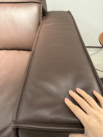 Authentic Leather Corner Sectional Sofa with Power Recliners and Massage System - Customizable Colors - Image 4