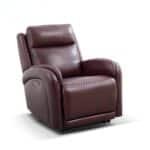 Luxury Leather Recliner Chair with Adjustable Features - Modern Chesterfield Style - Image 3