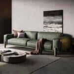 Durable Fabric Square Single Seater Sofa with Customizable Colors - Pet-Friendly - Image 2