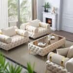 Premium Genuine Leather Modular Sectional Sofa with Customizable Layout - Various Colors - Image 2