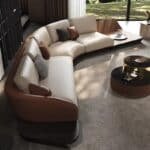Premium Fabric C-Shape Modular Sofa with Chaise - Customizable