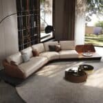 ⁦Premium Fabric C-Shape Modular Sofa with Chaise - Customizable⁩ - الصورة ⁦2⁩