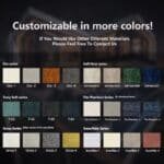 Chenille U-Shaped Modular Sofa with Removable Backrest - Customizable Colors - Image 4