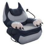 Fabric Reclining Chaise Lounge Sofa Bed with Adjustable Features - Picture Colors - Image 7