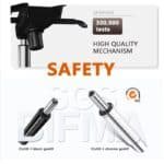 Genuine Leather Modern Executive Recliner Chair with Multi-Function Massage - Black - Image 6