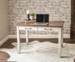 Distressed Two-Tone Multi-Function Table - White